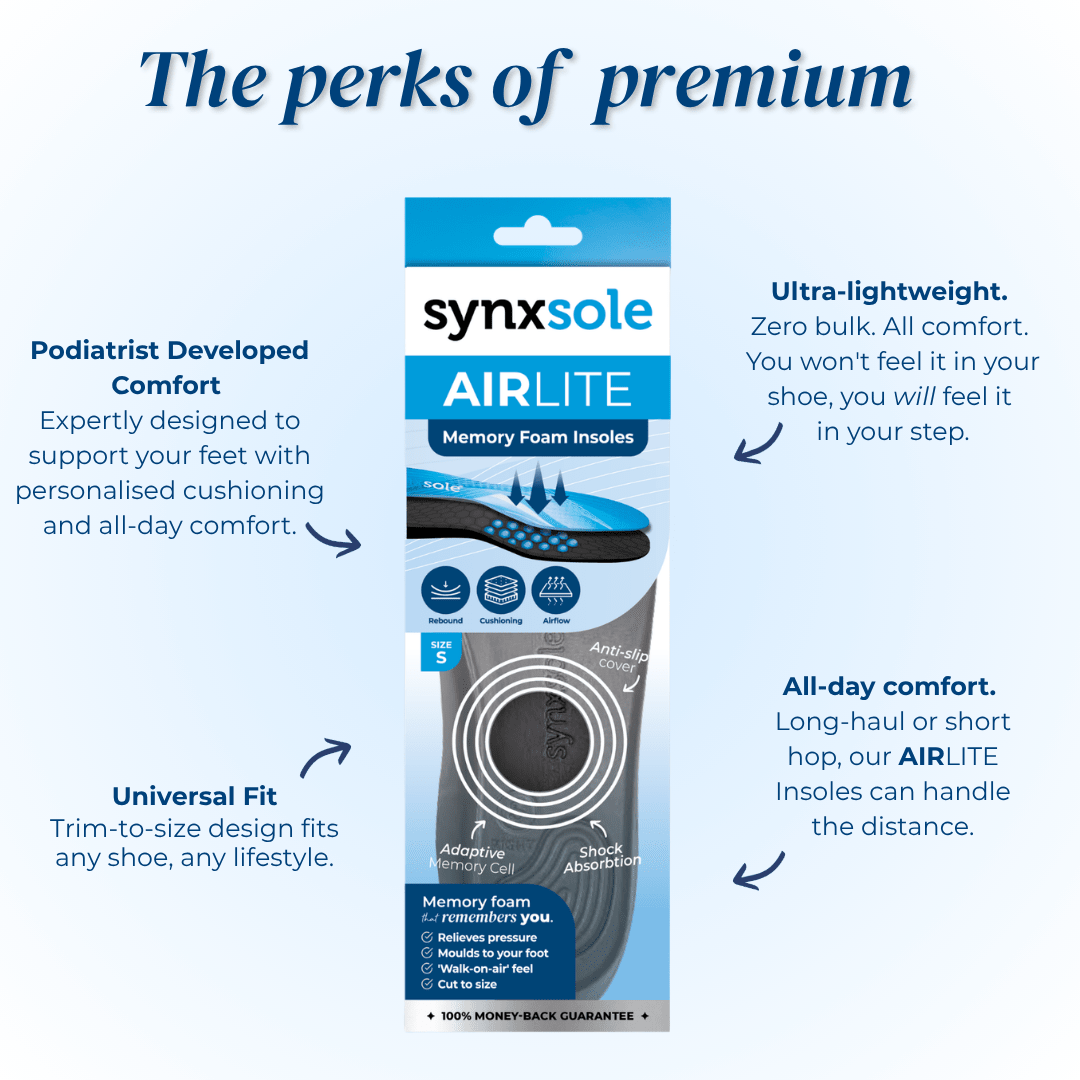 Air Lite Memory Foam Insoles