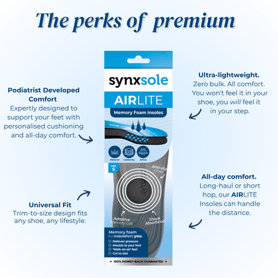 Air Lite Memory Foam Insoles