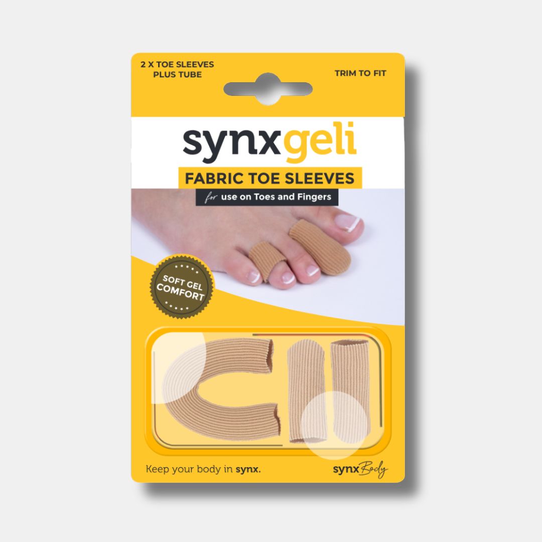 Gel Fabric Toe Sleeves 3 Pack